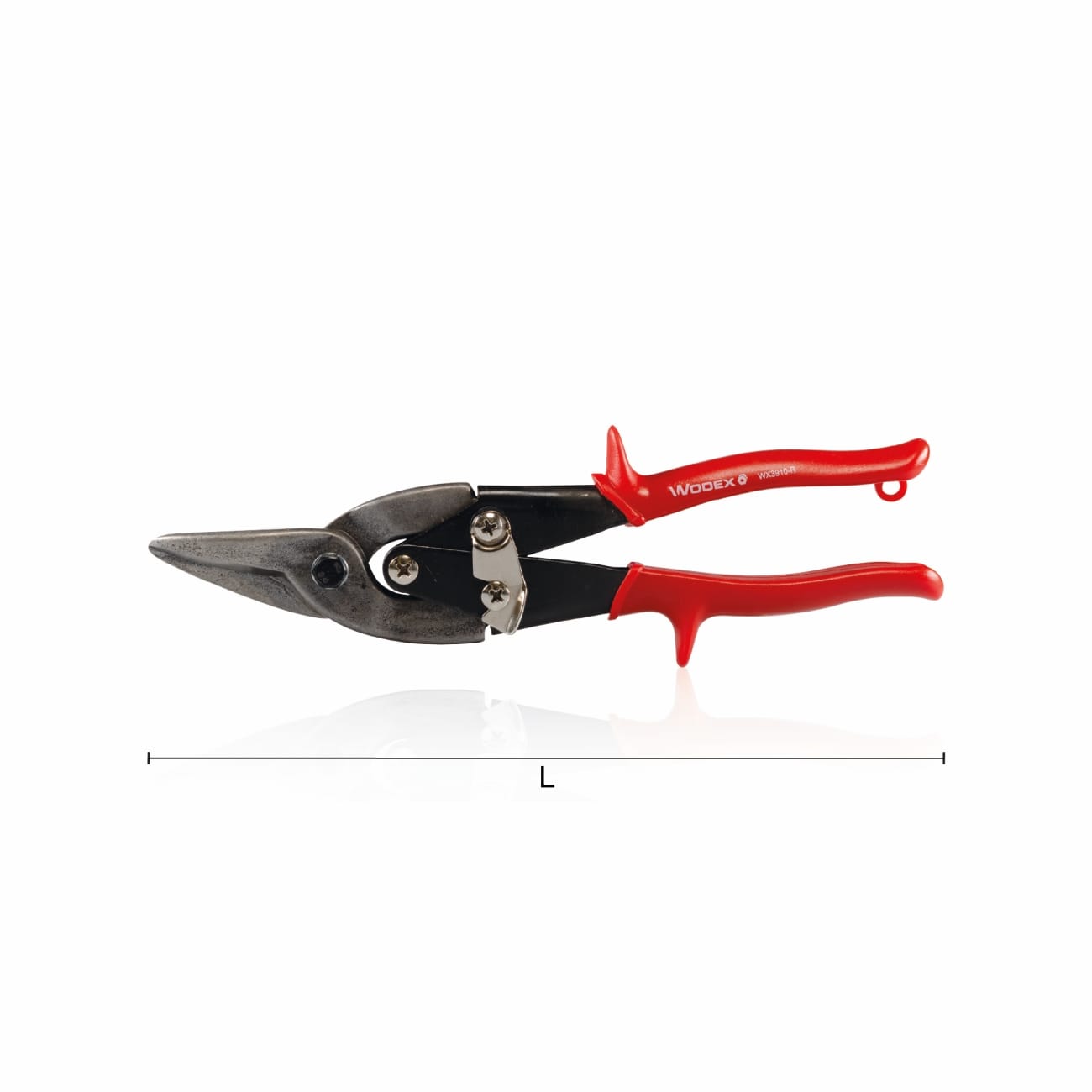 Professional double lever shears for right-hand cuts WODEX WX3910-R