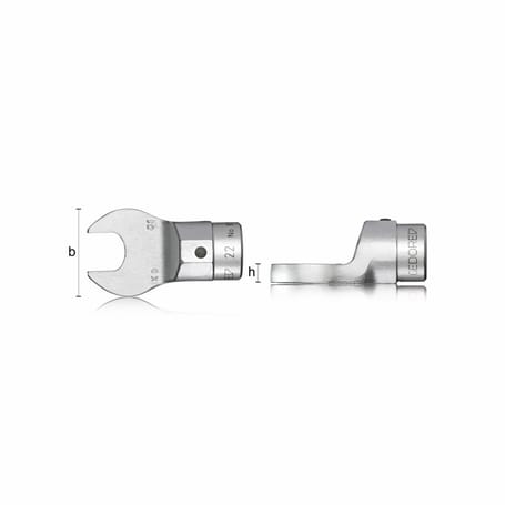 Chiave con innesto per chiave dinamometrica 8791 - 16Z GEDORE