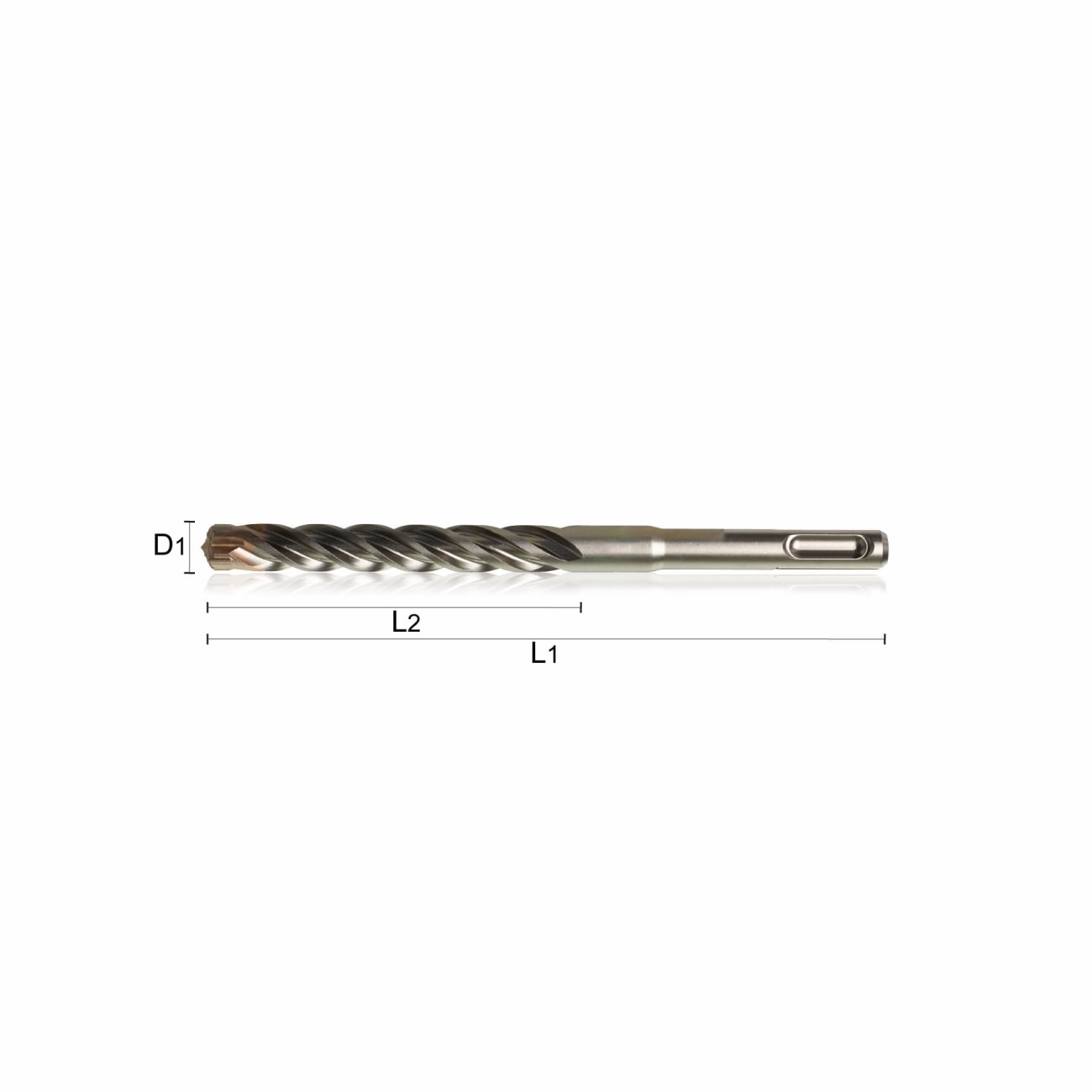 Brocas SDS-PLUS con 4 cuchillas para hormig&#243;n MILWAUKEE MX4
