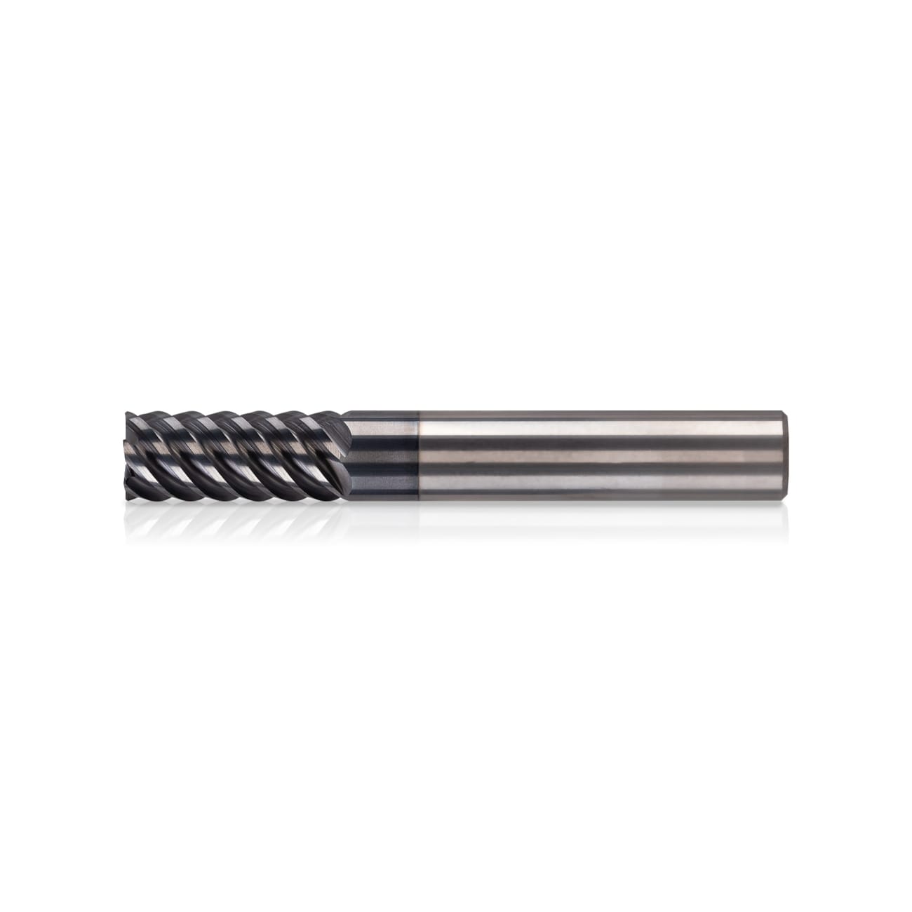 Solid carbide end mill 6 - 16 mm 6 cutting edges helix with chamfered edge STANDARD N KERFOLG