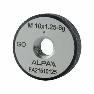 GO metric fine pitch (MF) threaded rings ALPA FA215