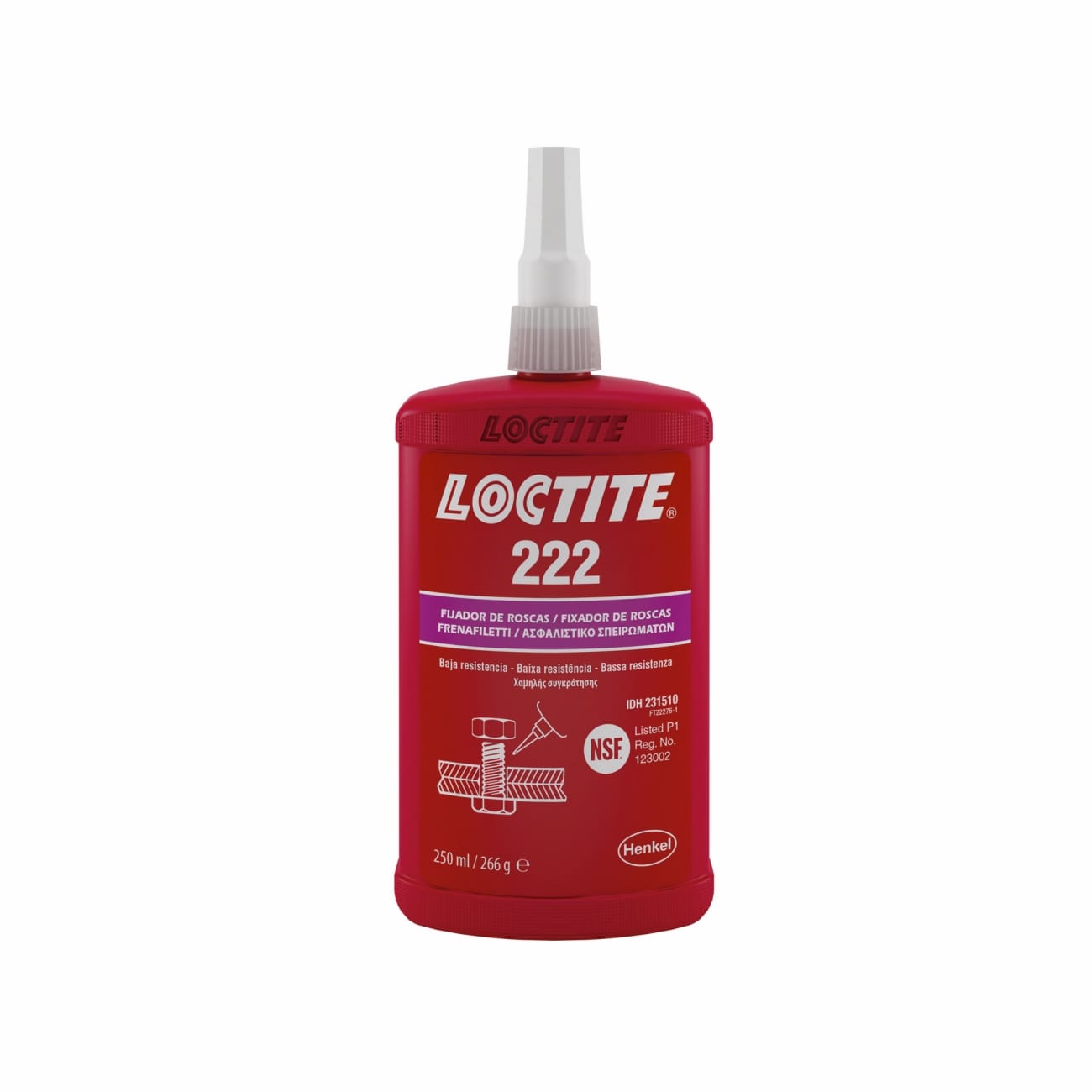 Frenafiletti a bassa resistenza meccanica LOCTITE 222