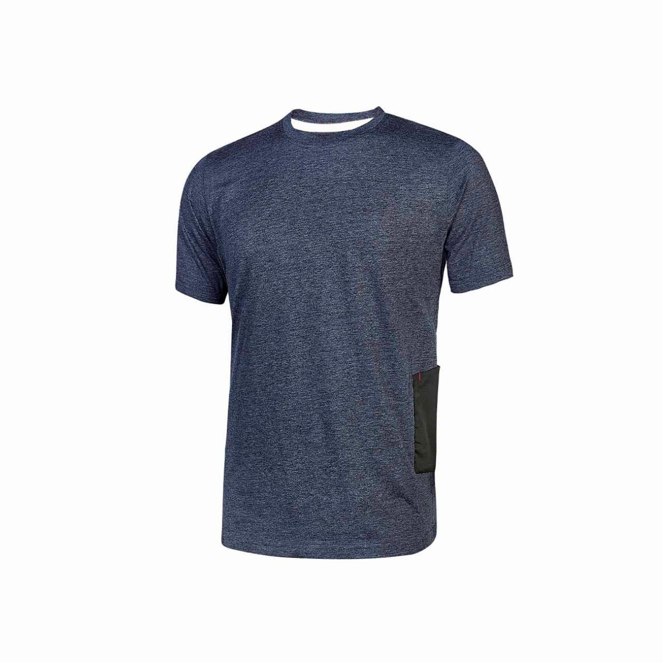 Polycotton slim-fit T-shirt with mobile phone pocket ROAD U-POWER