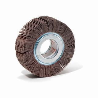 Ruote a lamelle abrasive con foro WRK