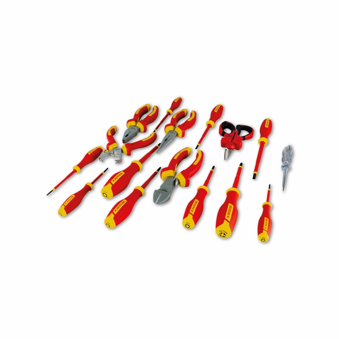 Set of tools insulated series 1000 V WODEX WX3755/S16 VDE