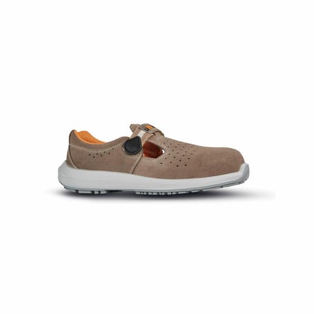 Wildleder-Sicherheitshalbschuh mit Riemen SOYUZ L U-POWER