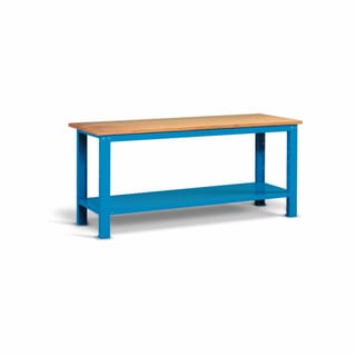 Bancos de trabajo con encimera de madera 30 mm FAMI FBG02S1000F0004-FBG02S1500F0004-FBG02S2000F0004