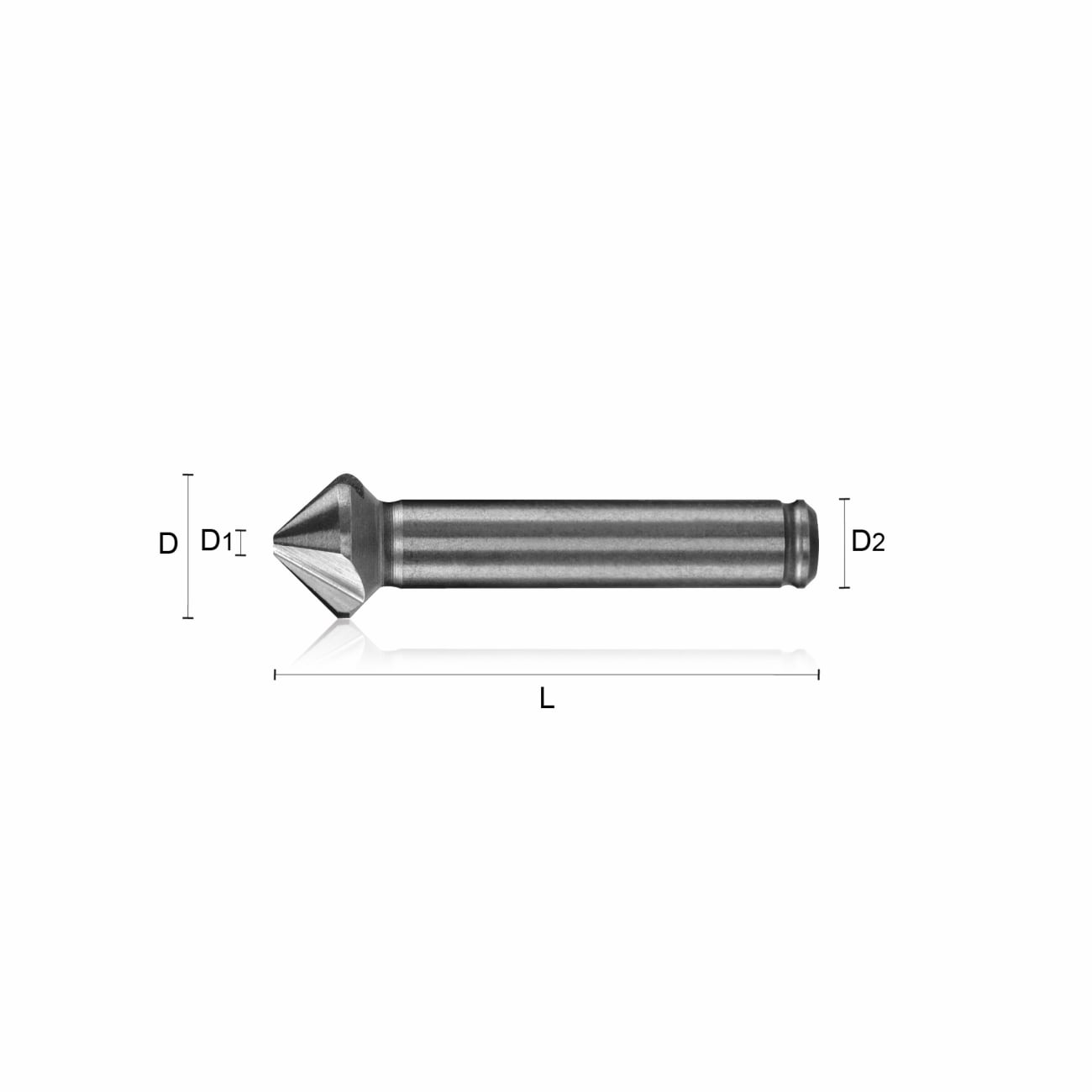 90° countersink HSS-CO Z3 WX7400 WODEX